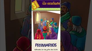 📖 Lección 3 Primarios 👨‍👩‍👧‍👦 quot¿Lo escuchastequot RESUMEN 3er Trim 2024 Shorts ETLL [upl. by Garland]