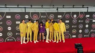 Bts with becky g moment at AMA 2021 [upl. by Aterg]