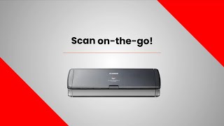 Canon P215II Portable Scanner for Effortless Scanning Anywhere [upl. by Nadab]