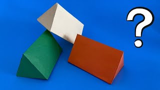 Hvordan laver man et trekantet prisme  DIY Triangular Prism [upl. by Etnwahs]