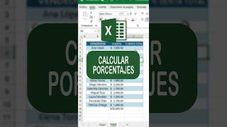 COMO CALCULAR PORCENTAJES EN EXCEL Excel Exceltips [upl. by Allegna]