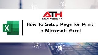 How to Setup a page for Print in Excel [upl. by Bohlin]