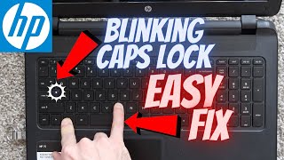 Hp Laptop No Display Caps Lock Blinking FIXED BIOS Recovery Reinstall with USB [upl. by Jeniffer]