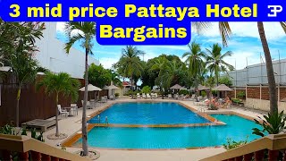 Pattaya 3 more Hi Season central Hotel Bargains [upl. by Laurinda]