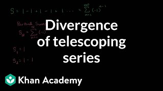 Divergence of telescoping series [upl. by Eden]