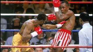 Epic fight Sugar Ray Leonard vs Thomas Hearns II 1989 [upl. by Atiuqad]