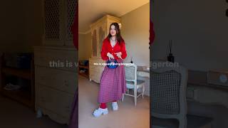 Bridgerton inspired outfit 💐🎀 bridgerton bridgertons3 bridgertoninbowral netflix grwm crocs [upl. by Clement]