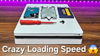 PS4 Slim SSD Upgrade in 2023  Loading Speed Comparison with HDD [upl. by Nikki56]