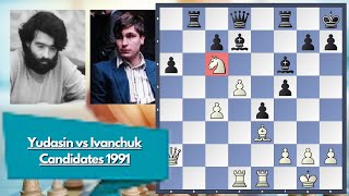 Candidates  Yudasin vs Ivanchuk  1991 [upl. by Wilkinson]