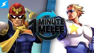 One Minute Melee  Captain Falcon vs Captain Commando [upl. by Alenairam]