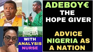 NURSE DAMINA STILL FIRE PASTOR ADEBOY€ speech on state of the Nation advice on what to do [upl. by Ysteb]