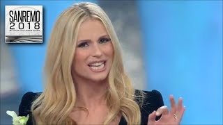 Sanremo 2018  I conduttori del Festival Michelle Hunziker e Pierfrancesco Favino [upl. by Eltsyrc398]