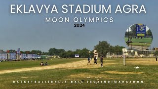 Eklavya Stadium Agra 2024  Moon Olympics eklavyastadium [upl. by Aynahs]