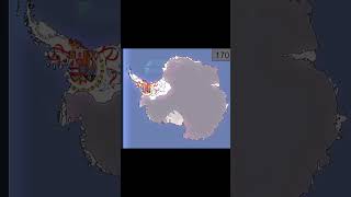 Antarctica then vs now [upl. by Aseuqram]