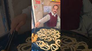 The Grato Jalebi of Rawalpindi ♥️ jalebi streetfood pakistan shorts ytshorts [upl. by Wettam]