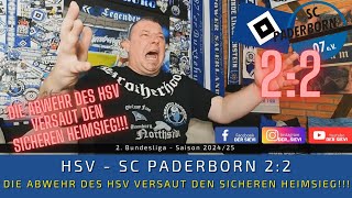 HSV  SC Paderborn 22  Die Abwehr des HSV versaut den sicheren Heimsieg [upl. by Amadas]