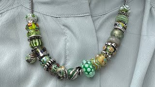 Trollbeads Necklace  My Green Collection 💚 [upl. by Assej]