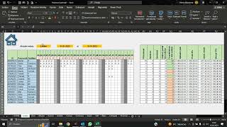 042  EXCEL  Plánovací kalendář s výpočtem mzdy bez MAKRA a VBA [upl. by Ahsienod]