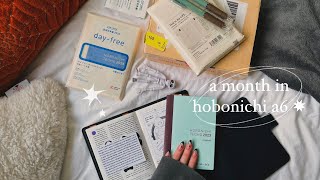 a month in hobonichi a6  2024 unboxing for real this time ✸ [upl. by Jeremias]