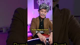 dumb ways to punt poker bluff comedy [upl. by Toombs]