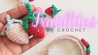 Frutillitas bonitas a crochet muy muy fácil [upl. by Alliuqal]