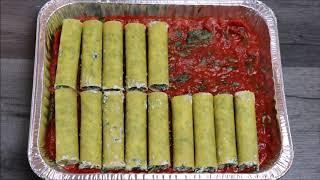 Spinach amp Ricotta cannelloni recipe  serves 5 [upl. by Michail871]