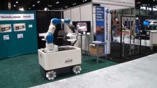 Motoman robot on Vetex mobile platform [upl. by Aidualk]