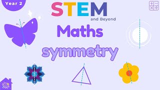 Symmetry  KS1 Maths Year 2  Home Learning [upl. by Anide768]