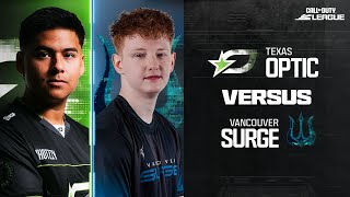 OpTicTexas vs VancouverSurge  Major I Qualifiers  Week 2 Day 1 [upl. by Vinita655]