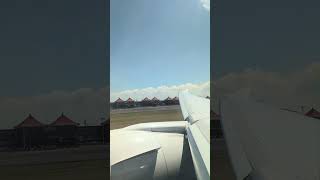 Singapore 78710 Takeoff from Bali Denpasar Airport [upl. by Refinneg]