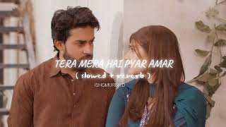 Tera Mera Hai Pyar Amar  Lofi  slowed  reverb   Ahmed Jahanzeb Lovelylofi4you [upl. by Prochora]