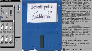 AMIGA Slownik Angielsko Polski PROBLEM 1993 Biuro Informatyczno Wydawnicze PL POLISH POLAND EAB ABIM [upl. by Ainna]