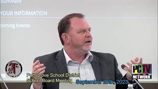 Pottsgrove School Board Meeting Sept 26th 2023 [upl. by Amrita]