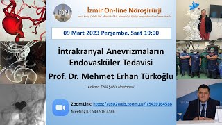 İON 327 Lecture Türkoğlu Anevrizmaların Endovasküler Tedavisi 090323 [upl. by Cirederf]