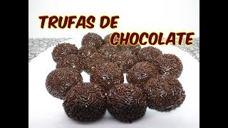 COMO HACER TRUFAS DE CHOCOLATE COCINA CON PILAR [upl. by Oigile156]