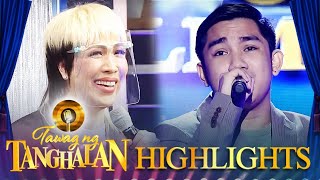 Vice Ganda is proud when Eian sings his song  Tawag ng Tanghalan [upl. by Ketty]