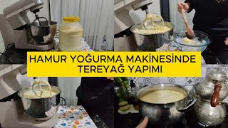 HAMUR YOÄURMA MAKÄ°NESÄ°NDE TEREYAÄ YAPIMI  EVDE EN KOLAY TEREYAÄ YAPIM YÃ–NTEMÄ° SALLAMAYA SON [upl. by Teufert]