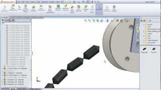 Rope Animation in SolidWorks [upl. by Naamann]