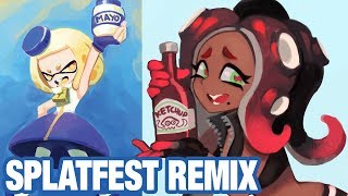 Splatoon 2 Remix ► Dj CUTMAN ▸ Color Pulse Off The Hook Splatfest Theme Song ▸ GameChops [upl. by Attennaj]