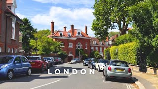 Most Expensive Streets of London  Hampstead  London Summer Walking Tour [upl. by Merow289]