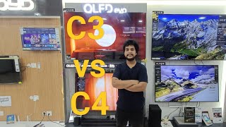 LG OLED C3 Vs C4 India 2024 ⚡⚡ Hindi  Side by Side Comparison shubzgadgets oledtv lgtv [upl. by Orlena]