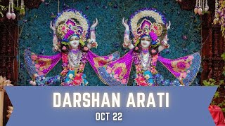 Darshan Arati  ISKCON Chennai  22 Oct 2024 [upl. by Nanreit]