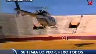 Accidente Helicóptero Madrid Mariano Rajoy y Esperanza Aguirre Caen al Vacio [upl. by Nnairet]