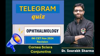 Telegram quiz Cornea Conjunctiva Sclera [upl. by Susejedesoj]