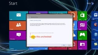 Bootable USB Windows 8  How to create System Recovery Drive in Windows 8  Free amp Easy [upl. by Edgardo]