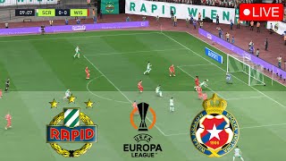 🔴SK Rapid Wien Vs Wisła Kraków LIVE🔴Europa League Qualification🔴Live Match Today [upl. by Wolenik]