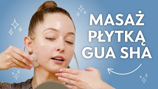 Tutorial MASAŻ twarzy kamieniem GUA SHA  krok po kroku ✅ [upl. by Annair]