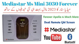 Mediastar Ms Mini 3030 New Packing New Model 2023 GM Forever Apollo [upl. by Aicilev324]