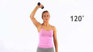 120 degree internal rotation rotator cuff strengthening with dumbbell [upl. by Faso198]