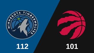 Toronto Raptors 101 Minnesota Timberwolves 112 Highlights October 26 202425 NBA Season [upl. by Elman644]